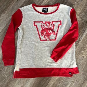 Wisconsin Badgers 47' Brand NCAA Women's Crewneck Sweatshirt Size Small
